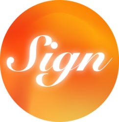 Sign logo